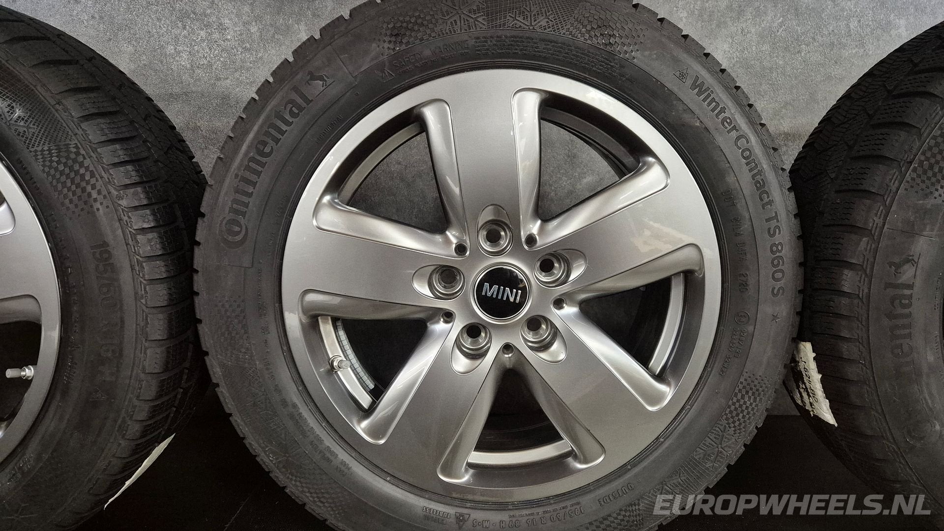 16 inch Mini velgen Cooper Clubman F54 F55 F56 winterbanden, Auto-onderdelen, Banden en Velgen, Gebruikt, -, Banden en Velgen