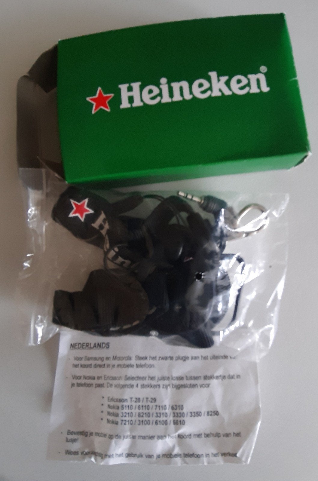 Heineken oordopjes, Verzamelen, Merken en Reclamevoorwerpen, Ophalen of Verzenden, Zo goed als nieuw, Overige typen