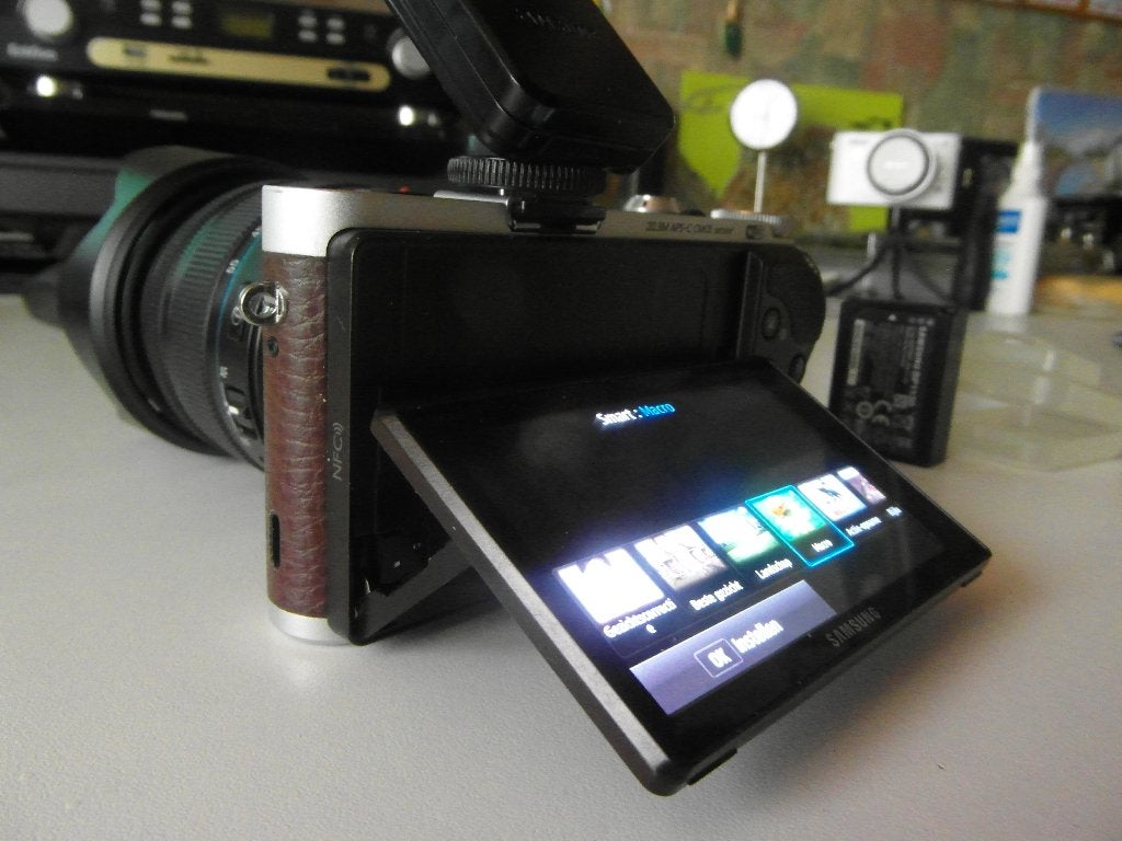 Samsung NX300 met 13.5-5.6 18-55mm OIS I-functie, Audio, Tv en Foto, Fotocamera's Digitaal, Canon, Ophalen of Verzenden, Zo goed als nieuw