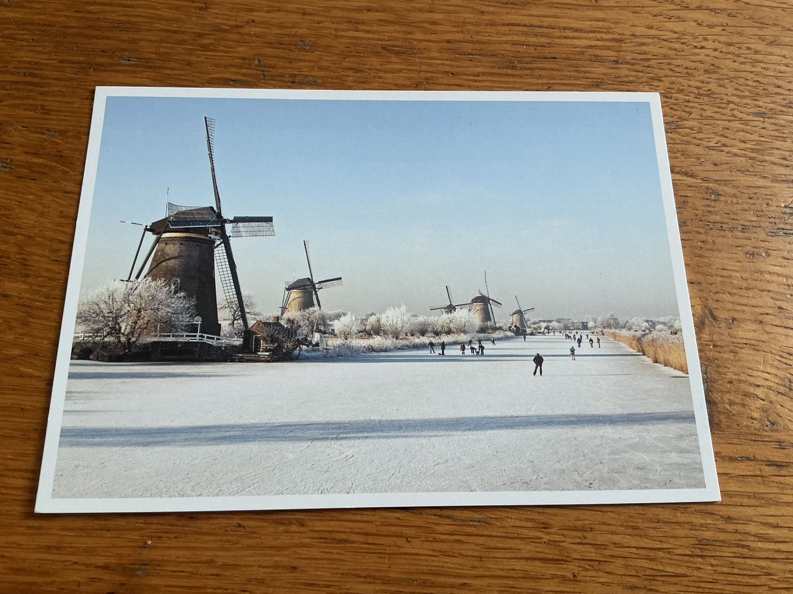 O399 Kinderdijk ? Molen schaatsen, Verzamelen, Ophalen of Verzenden