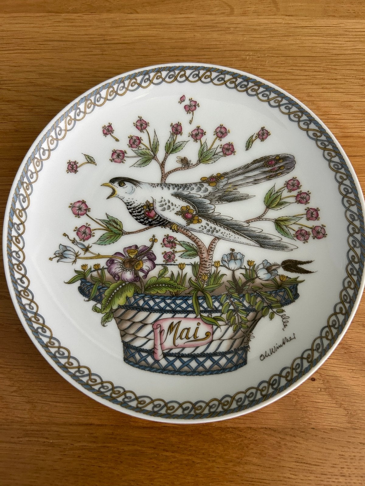 Wandbordje / Sierbordje / Hutschenreuther Porselein, Ophalen of Verzenden