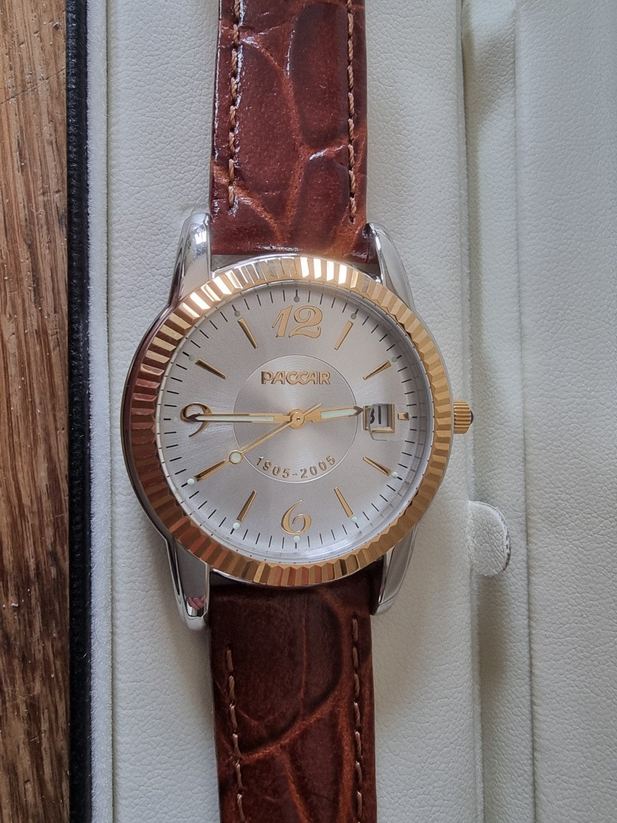 PACCAR UNIEKE 100 JAAR JUBILEUM HORLOGE 1905/2005,, Verzamelen, Ophalen of Verzenden, Nieuw