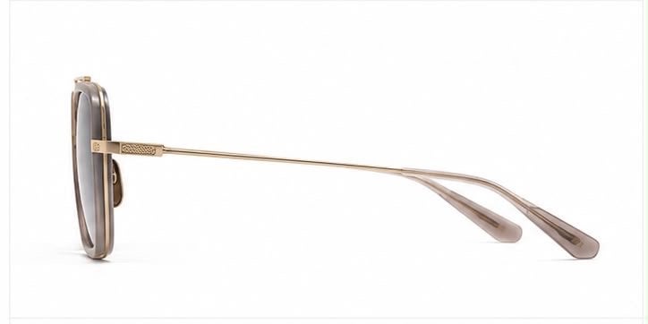 DITA zonnebril goud – luxe & unisex, Overige merken, Zonnebril, Geel, Ophalen of Verzenden