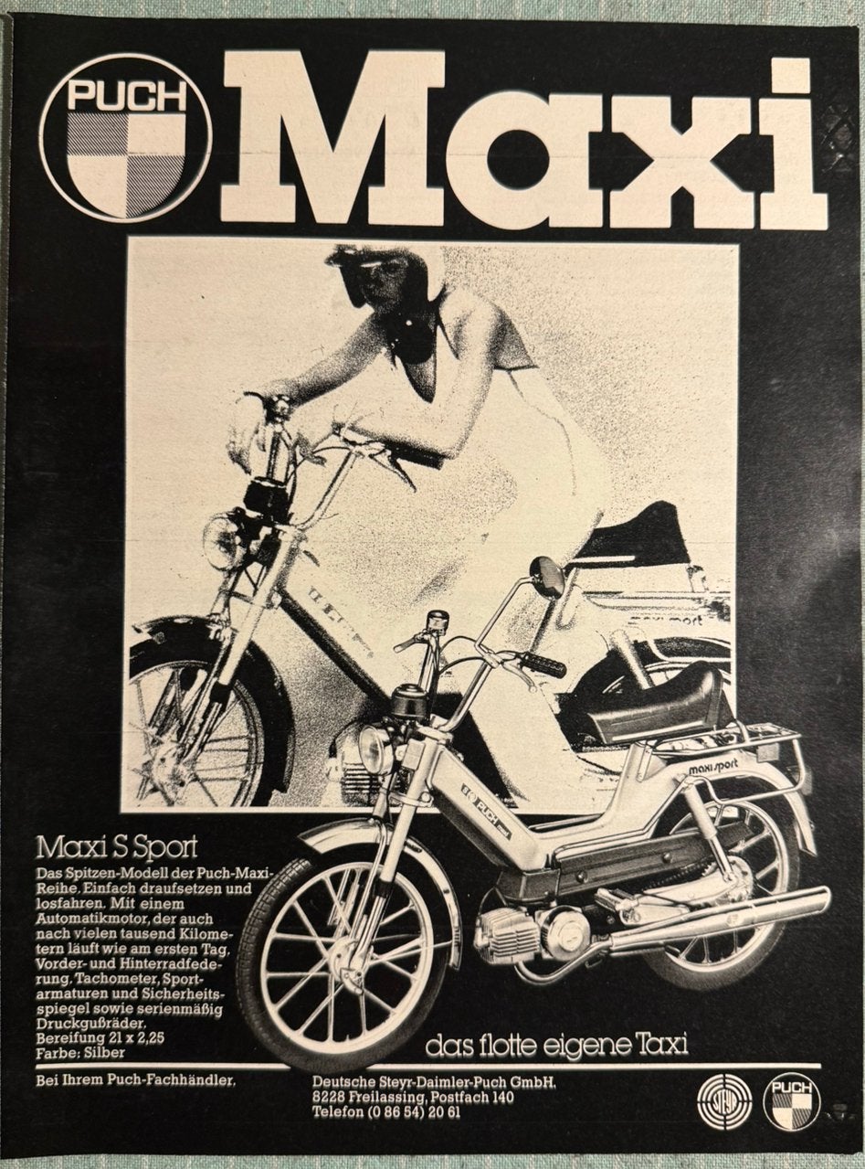 Advertentie 1978 Puch Maxi S Sport, Verzenden, Zo goed als nieuw, Motoren
