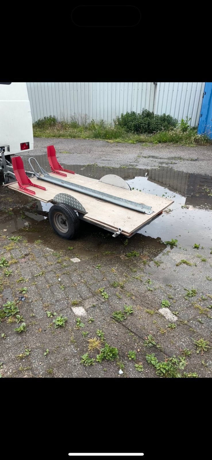Geremde huif/motor trailer aanhanger, Auto diversen, Aanhangers en Bagagewagens, Ophalen, Zo goed als nieuw