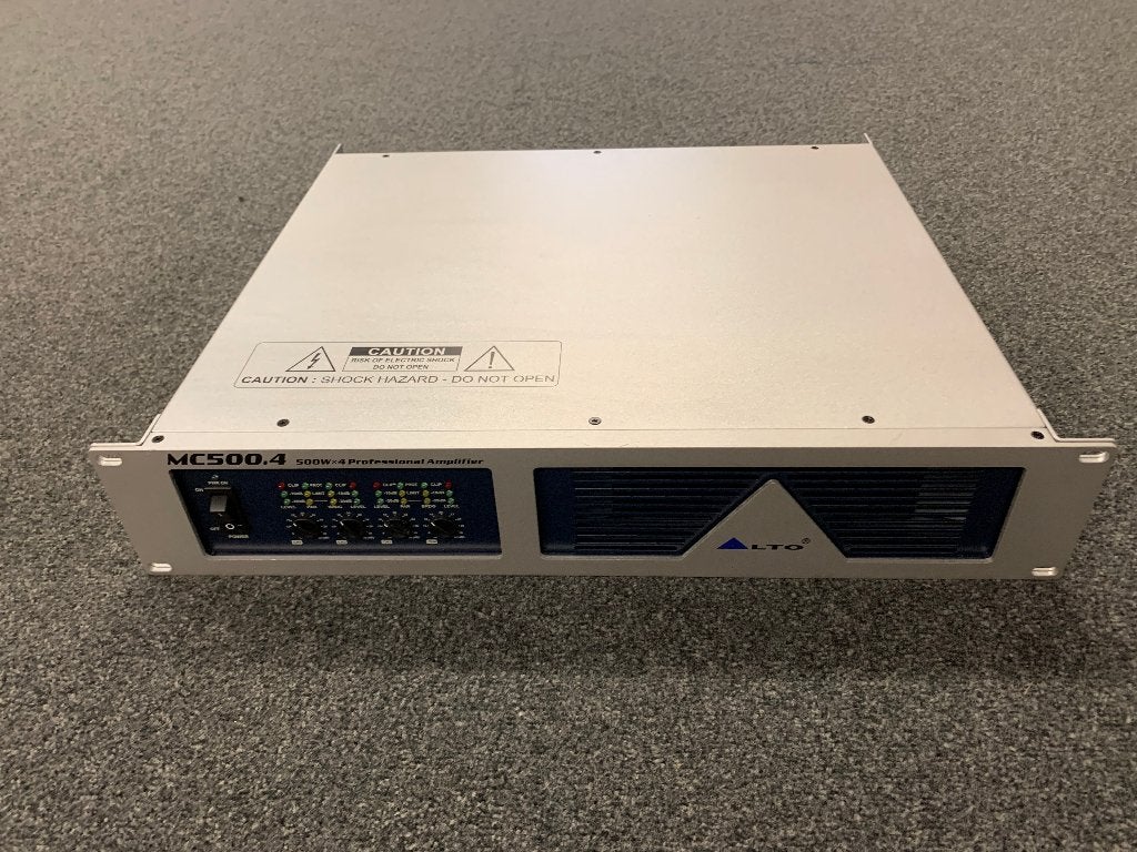 Alto MC500,4// 4 -Kanaals Power Amplifier, Ophalen, Nieuw