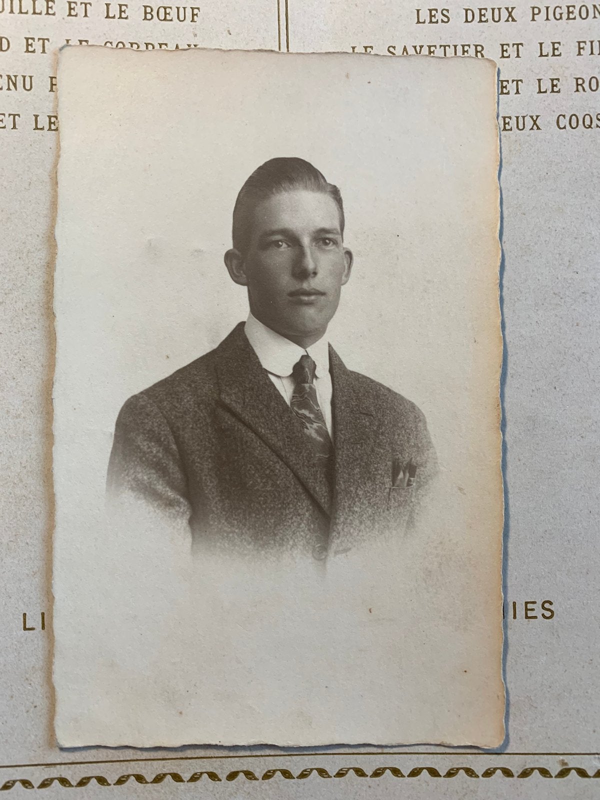 Foto - jongeman (CW), Gebruikt, Foto, Ophalen of Verzenden, Voor 1940