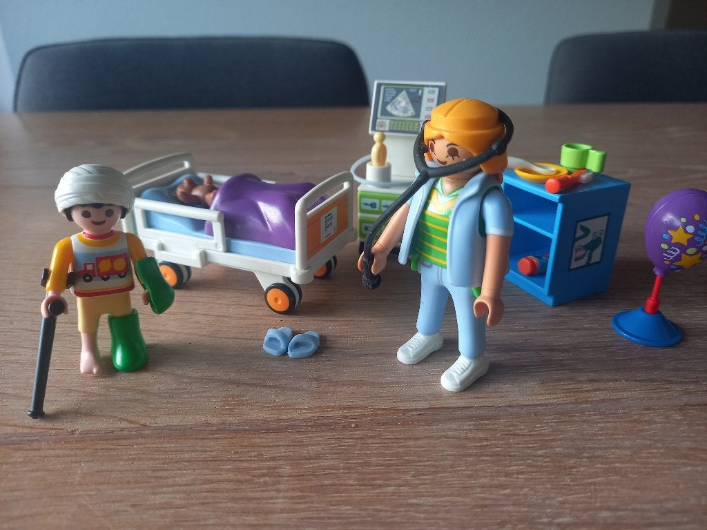 Playmobil Kinder ziekenhuiskamer, Ophalen of Verzenden, Zo goed als nieuw