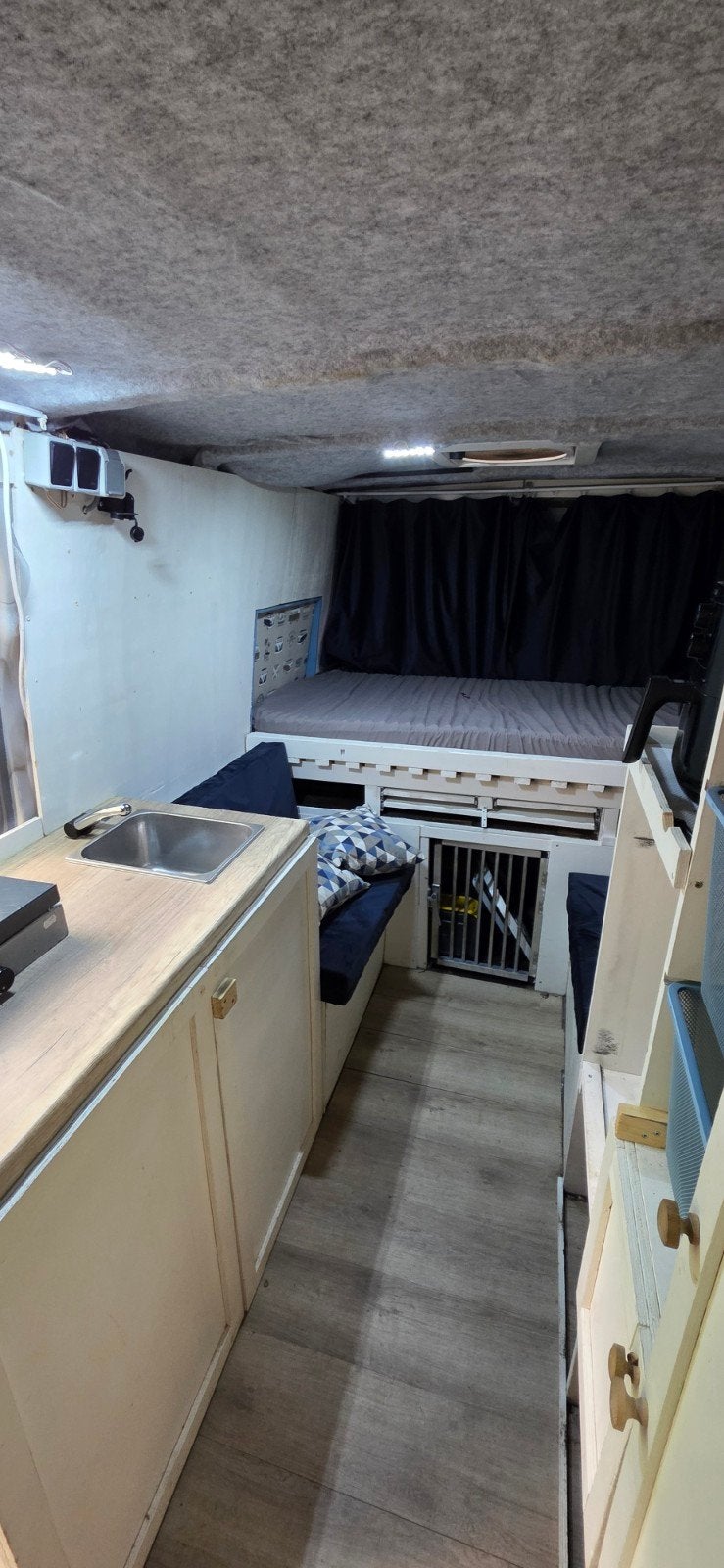 Camper meubels zelfbouw pakket: keuken, bed, bank, tafel, Caravans en Kamperen, Ophalen, Gebruikt