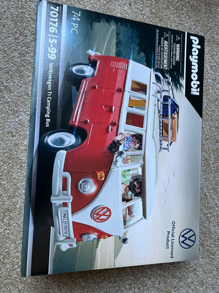 Playmobil Volkswagen T1 Camping Bus (70176) - Nieuw in doos, Ophalen of Verzenden, Nieuw, Complete set