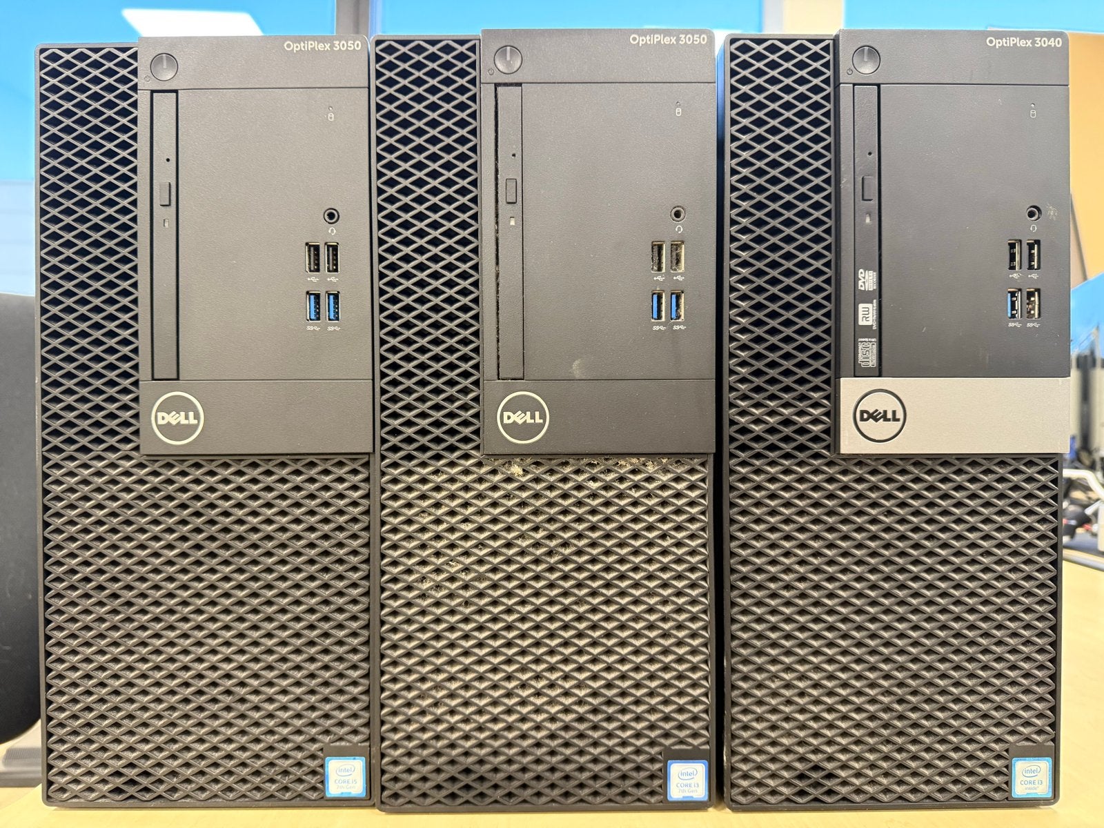 2x Dell OptiPlex 3050 1x Dell Optiplex 3040, Computers en Software, Desktop Pc's, Gebruikt, HDD, 8 GB, Ophalen of Verzenden