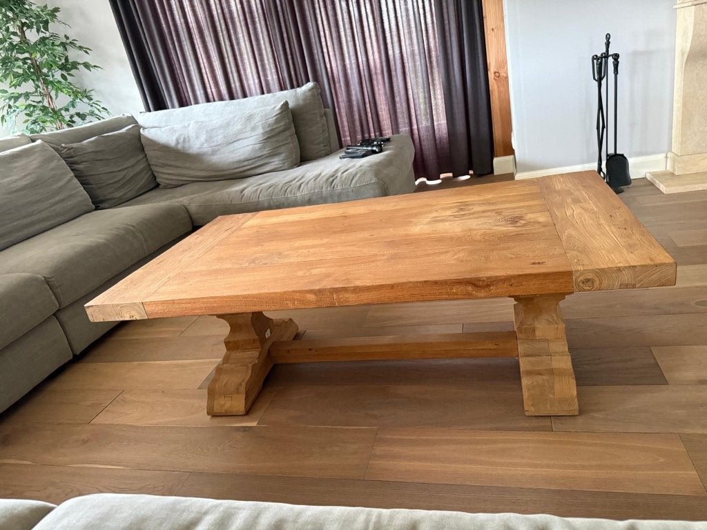 Klooster Salontafel - 135x75x46cm, Ophalen, Gebruikt, 50 tot 100 cm, 100 tot 150 cm