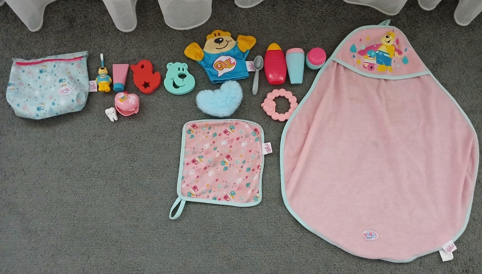 Baby Born bad/douche set: handdoek, verzorging en meer, Ophalen