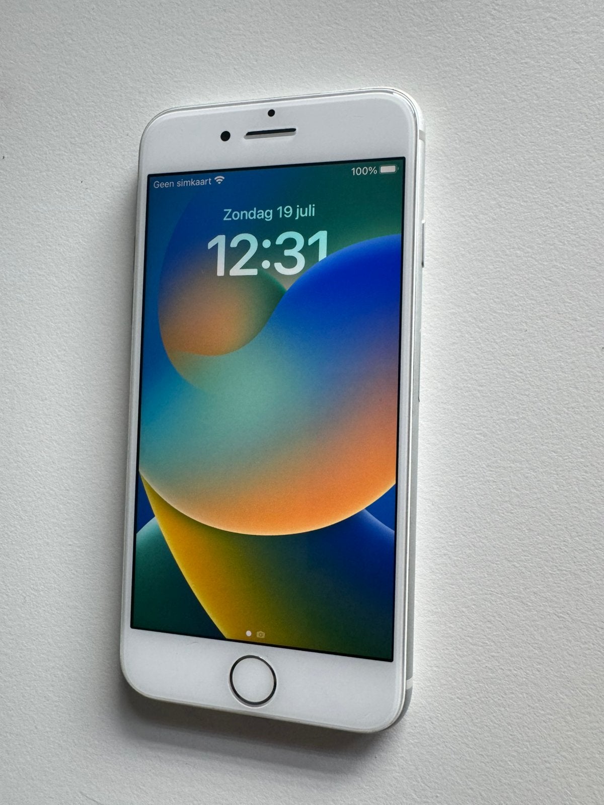 iPhone 8 wit 64GB - accu 100%, Telecommunicatie, Mobiele telefoons | Apple iPhone, Wit, Ophalen of Verzenden, Zo goed als nieuw