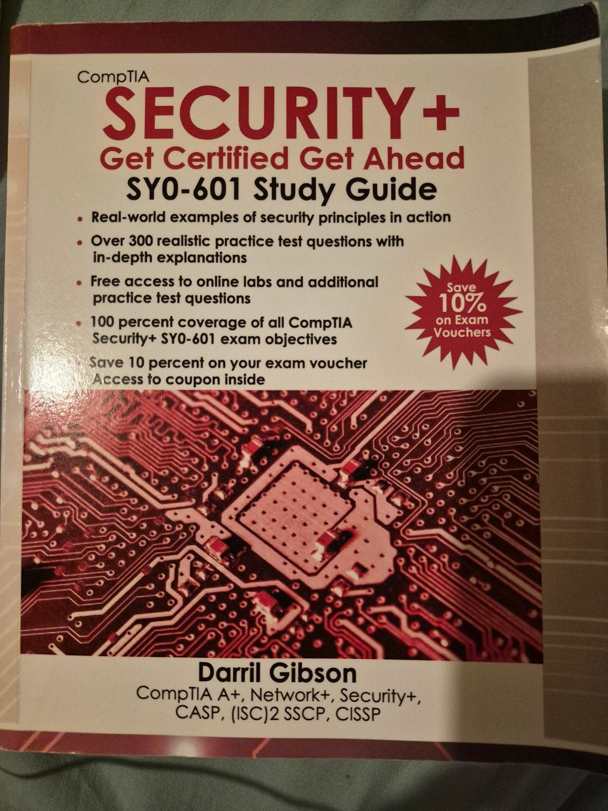 CompTIA Security+ SY0-601 Studiehandleiding, Boeken, Zo goed als nieuw, Darril Gibson, Beta, HBO