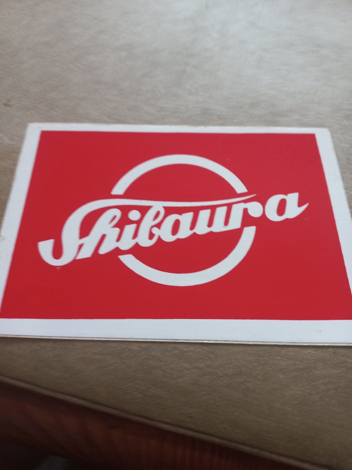 Shibaura sticker - Tractor/Landbouwmachines, Ophalen of Verzenden