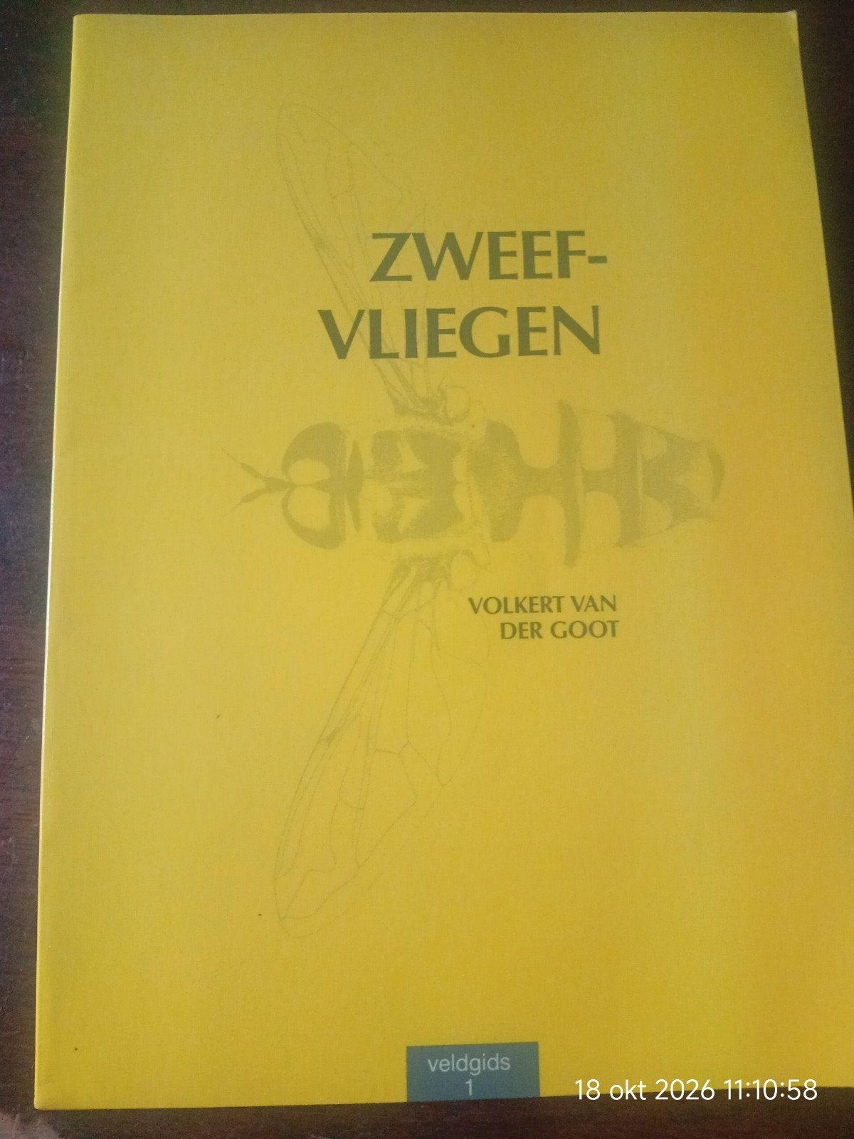 Zweefvliegen Veldgids 1 - V.S. van der Goot (1989), Verzenden, Zo goed als nieuw, Natuur algemeen, V.S. van der Goot
