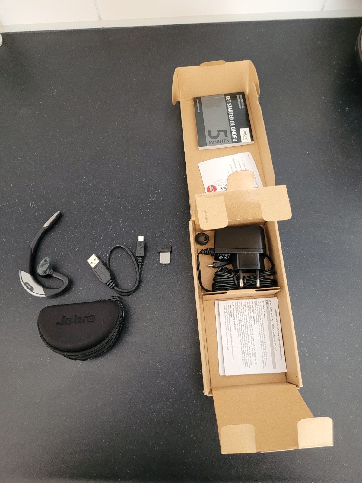 Jabra Bluetooth Headset compleet  Nieuw in Doos, Ophalen of Verzenden, Nieuw, Overige typen, Universeel