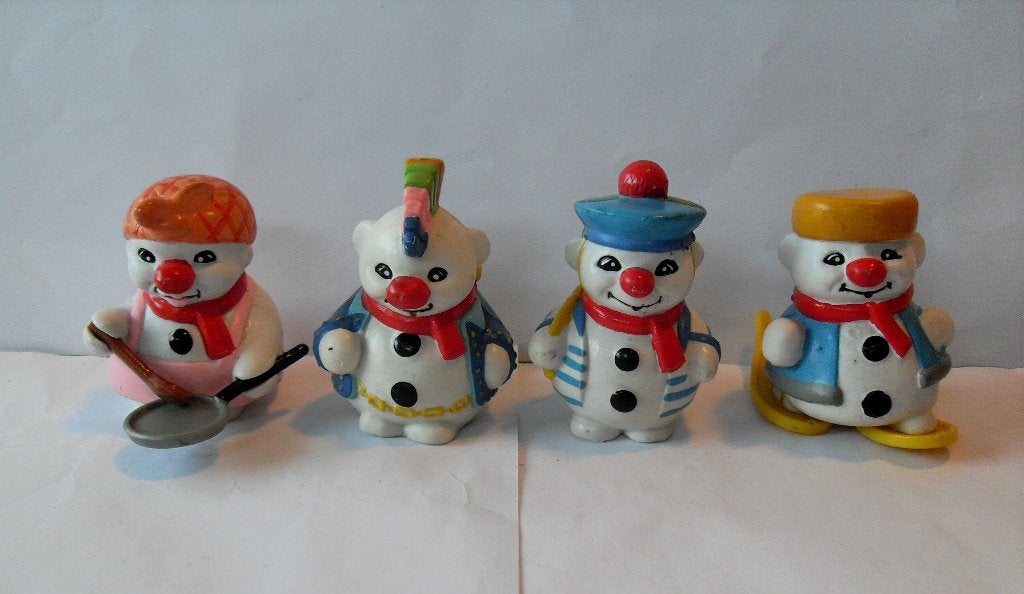 Bouli De Sneeuwpop Figuurtjes Boelie, Ophalen of Verzenden, Zo goed als nieuw
