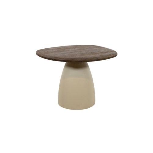 Organische Salontafel 65 Malaga Brown - Cornetto Collection, Nieuw, Overige vormen, Minder dan 50 cm, Overige houtsoorten