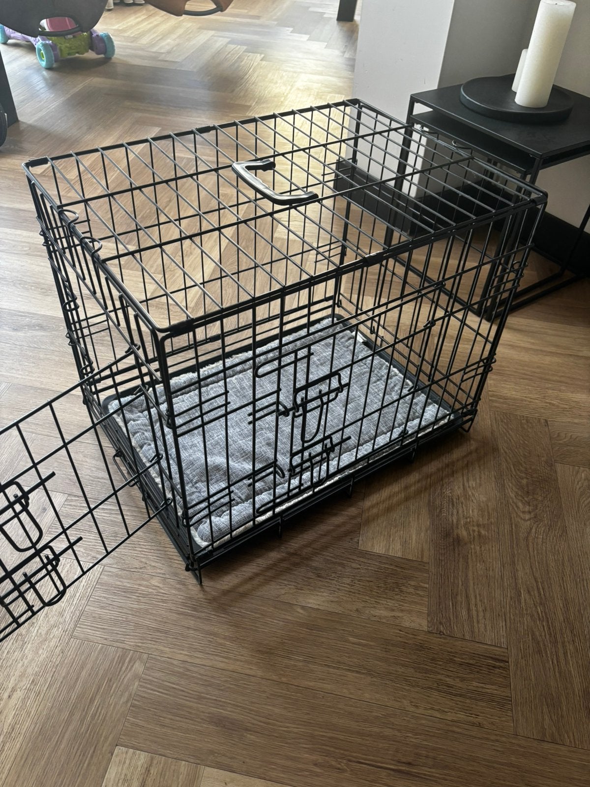 Kleine hondenbench, Dieren en Toebehoren, Ophalen, Zo goed als nieuw