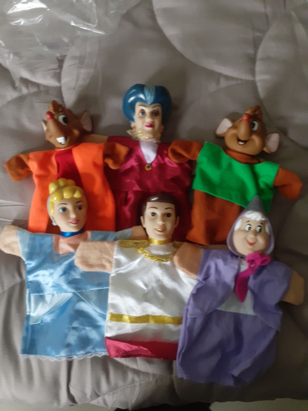 Assepoester handpoppen poppenkastpoppen ( E ), Ophalen of Verzenden, Zo goed als nieuw, Pop