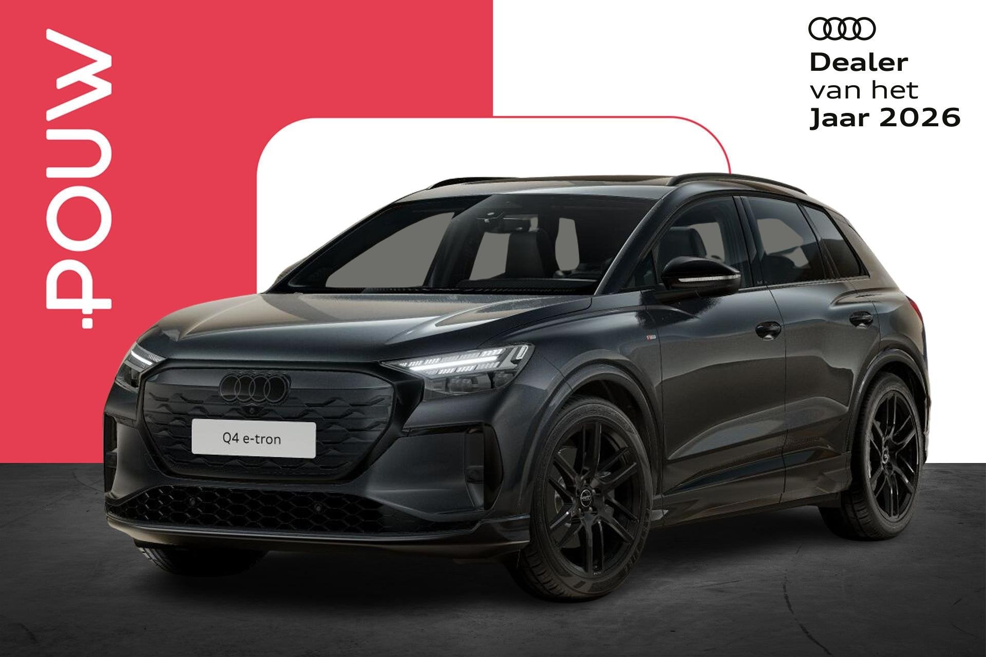 Audi Q4 e-tron 286pk S Edition 82 kWh | 21" Velgen | Panoram, Auto's, Audi, Automaat, 12 maanden, Achterwielaandrijving, 510 min