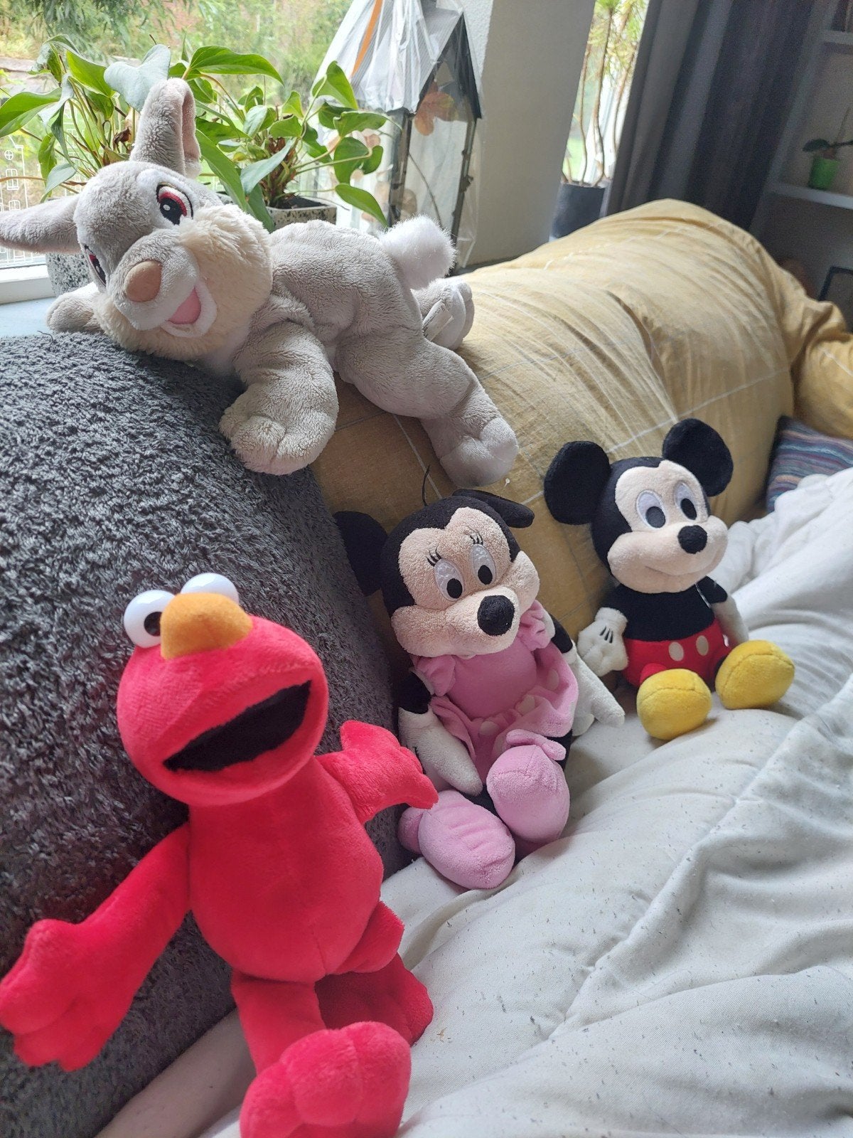 Leuke knuffels: Stampertje, Elmo, Mickey & Minnie Mouse, Ophalen of Verzenden, Mickey Mouse, Nieuw
