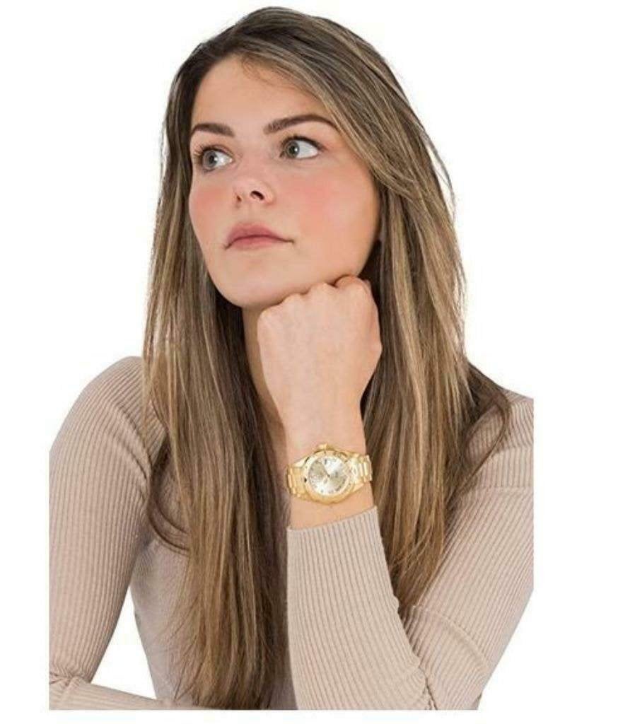 Invicta Dameshorloge Duikershorloge Gouden Wijzerplaat10 Bar, Sieraden, Tassen en Uiterlijk, Horloges | Dames, Ophalen of Verzenden