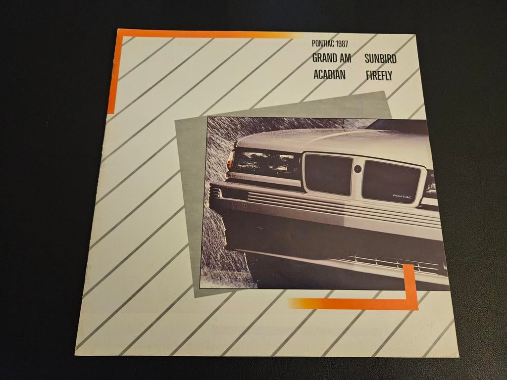 Brochure Pontiac 1987, Ophalen of Verzenden, Zo goed als nieuw, Overige merken