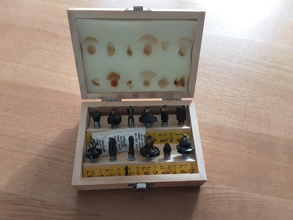 WISVO Tools Profi Hardmetalen Frezenset 12-delig 8mm, Ophalen of Verzenden, Nieuw, Bovenfrees, WISVO Tools Profi