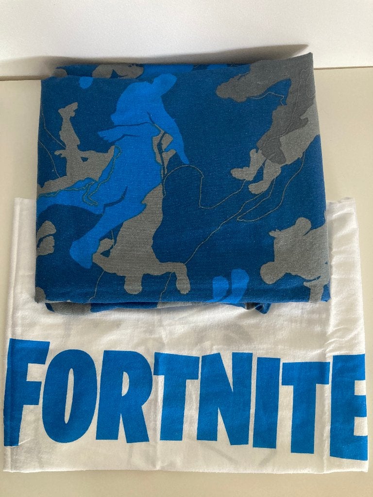 Fortnite dekbedovertrek 1 persoons met kussensloop, Kinderen en Baby's, Gebruikt, Meerkleurig, Ophalen of Verzenden, Jongetje