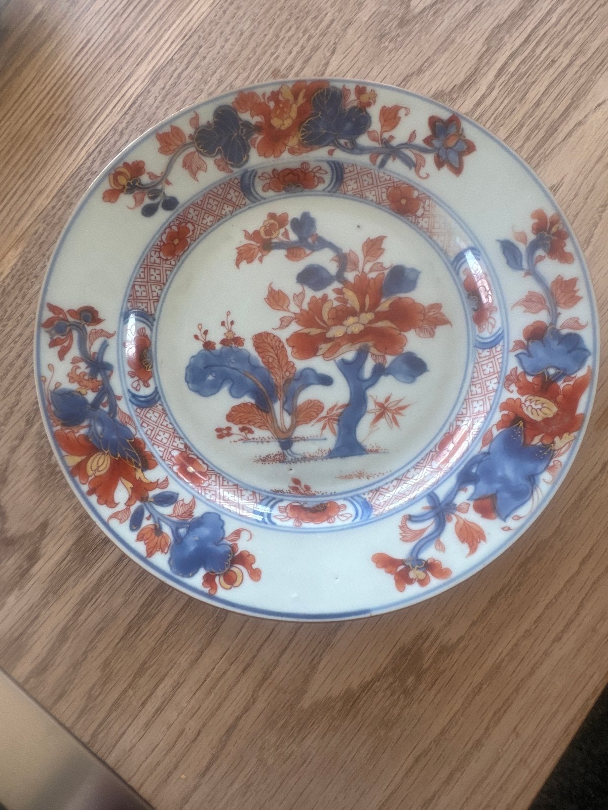 Antiek Chinees Imari Porseleinen Bord, Antiek en Kunst, Antiek | Servies los, Ophalen
