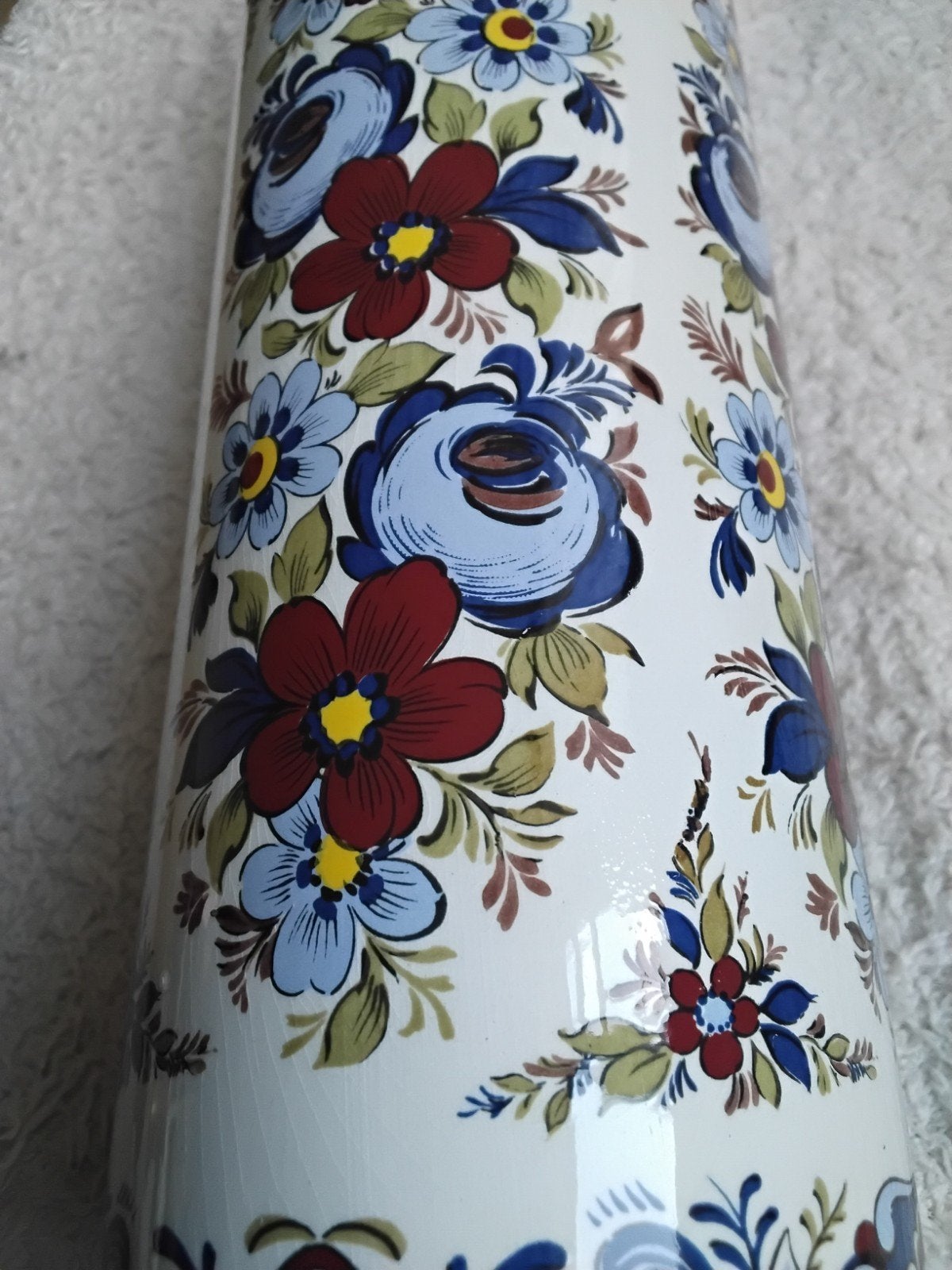 bloemvaas plateel, Ophalen of Verzenden