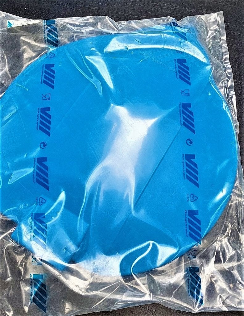 Vikan deksel blauw of geel voor 12 liter emmer 5686, Huis en Inrichting, Ophalen of Verzenden, Nieuw, Kunststof, Met deksel