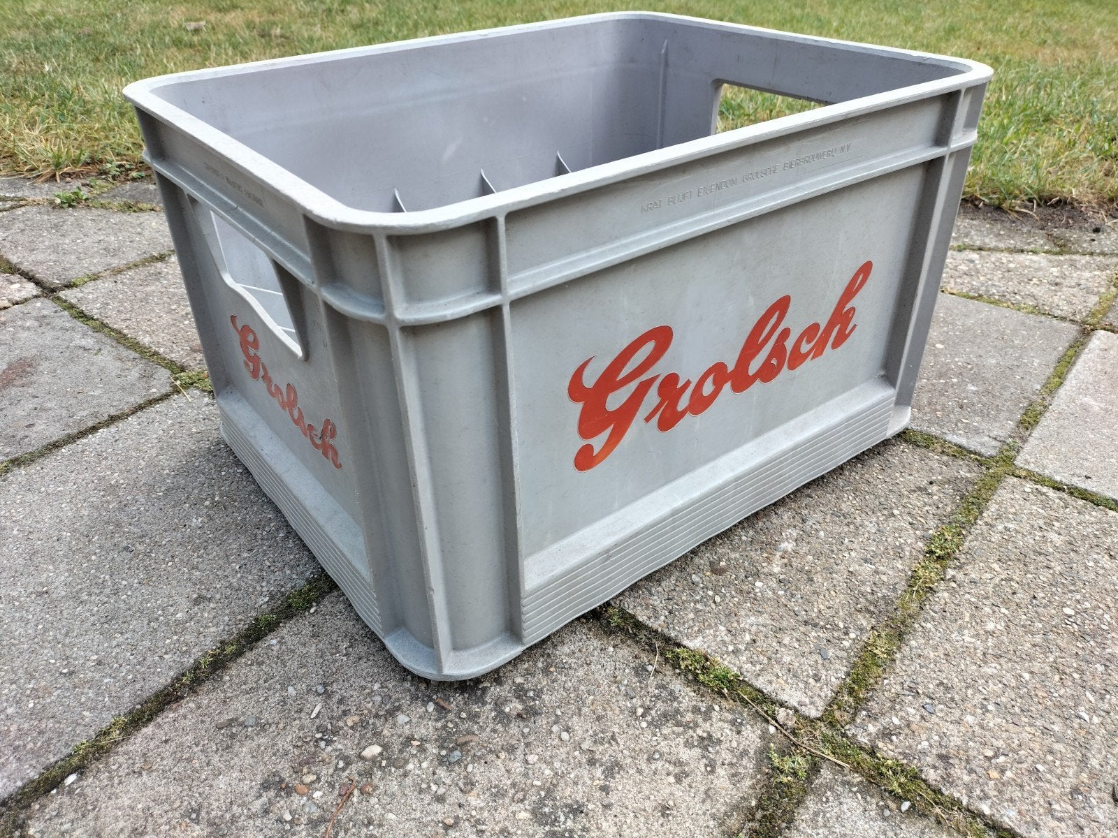Grolsch beugel krat decoratie mancave cafe, Ophalen, Grolsch