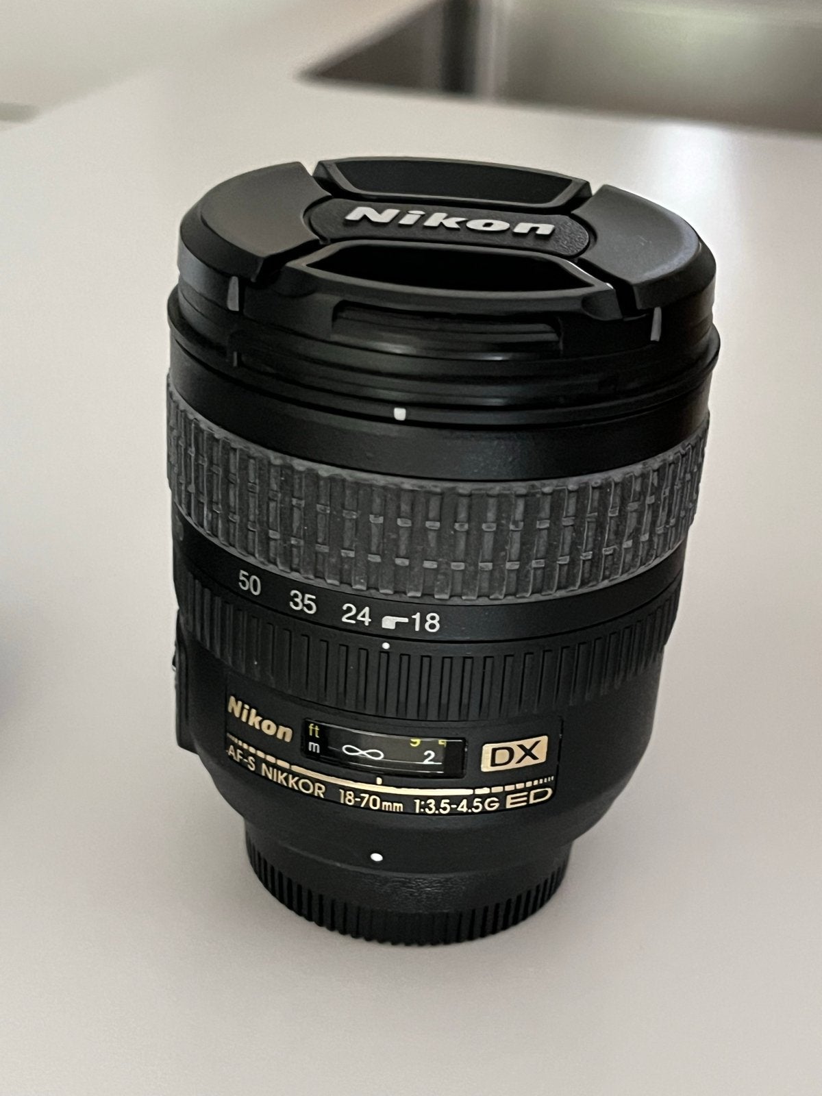 Nikon AF-S Nikkor 18-70mm f/3.5-4.5G ED DX lens, Gebruikt, Autofocus, Nikon, Ophalen of Verzenden