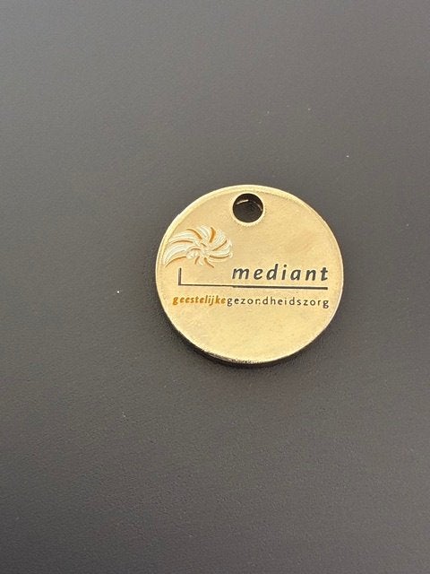 winkelwagenmuntje Mediant, Verzamelen, Winkelwagenmuntjes, Ophalen of Verzenden