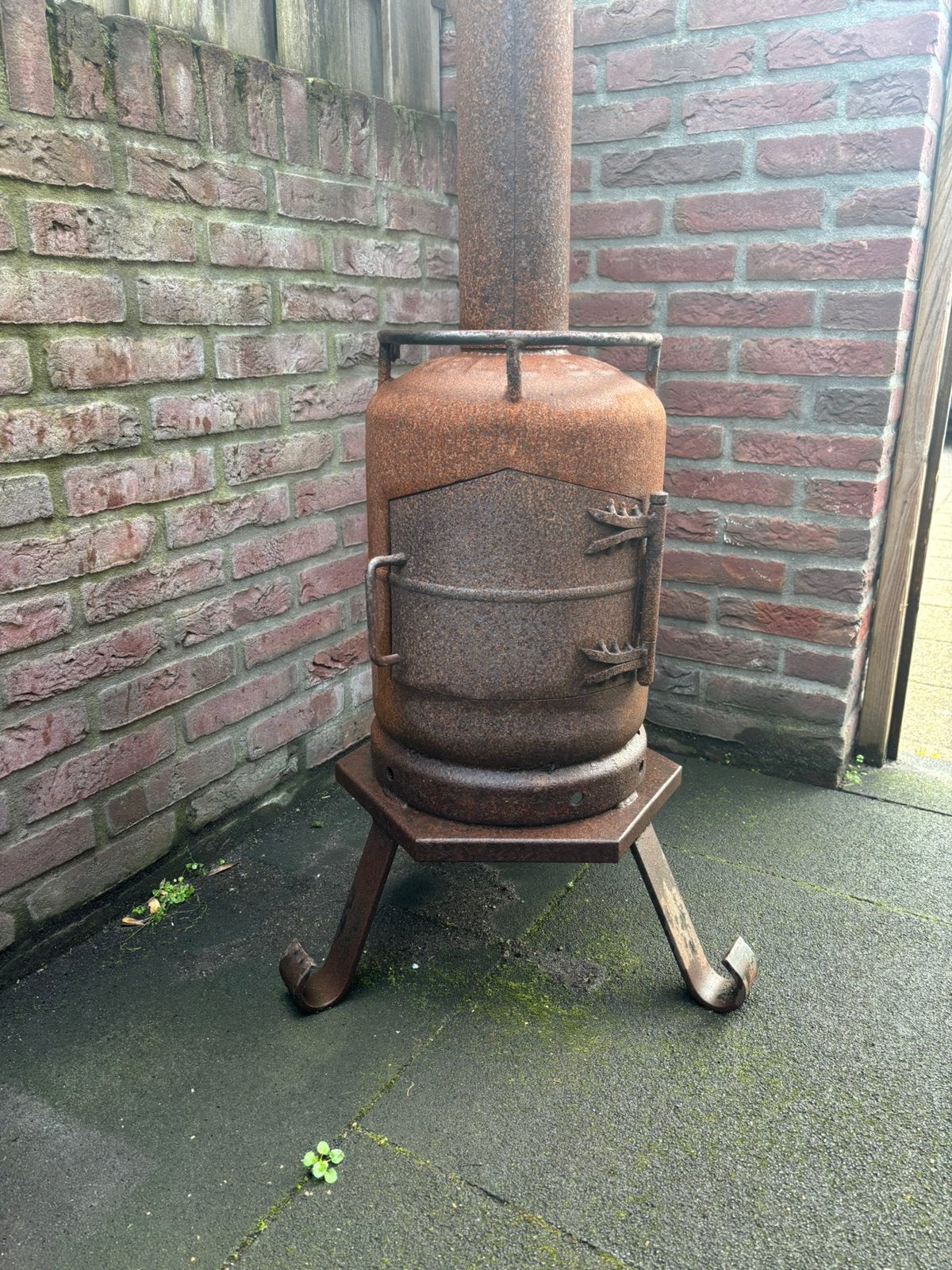 Terras kachel, Ophalen, Gebruikt