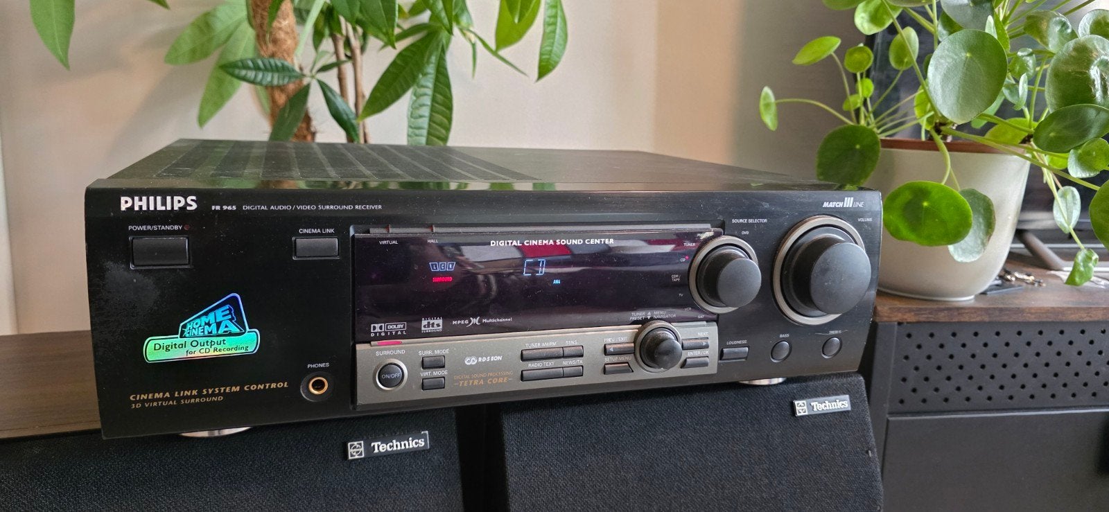 Philips FR966 Digitale AV Receiver - Home Cinema Systeem, Overige merken, Ophalen of Verzenden, 60 tot 120 watt, Gebruikt