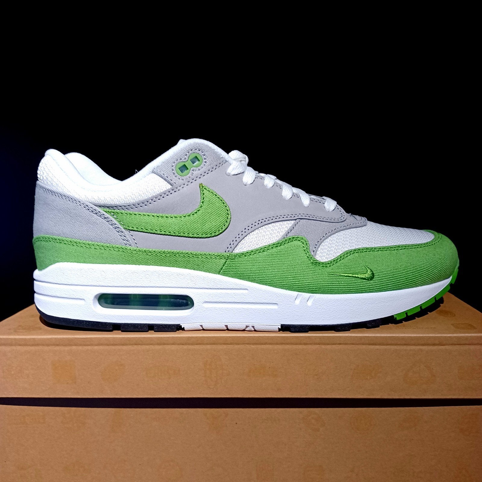 Nike Air Max 1 SP Patta Chlorophyll - 45.5 45,5, Overige kleuren, Nike, Nieuw, Ophalen of Verzenden