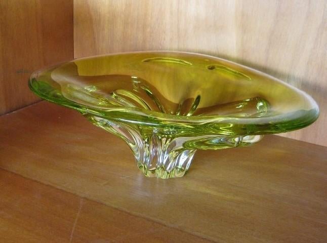 Chribska Boheems kristal glas Josef Hospodka Sommerso, Antiek en Kunst, Antiek | Glas en Kristal, Ophalen of Verzenden