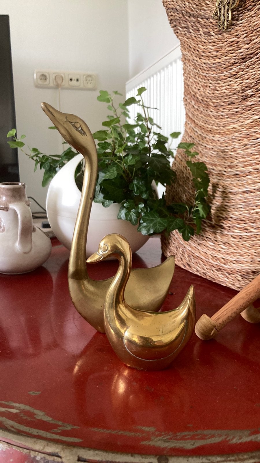 Vintage messing dieren ganzenset, Ophalen