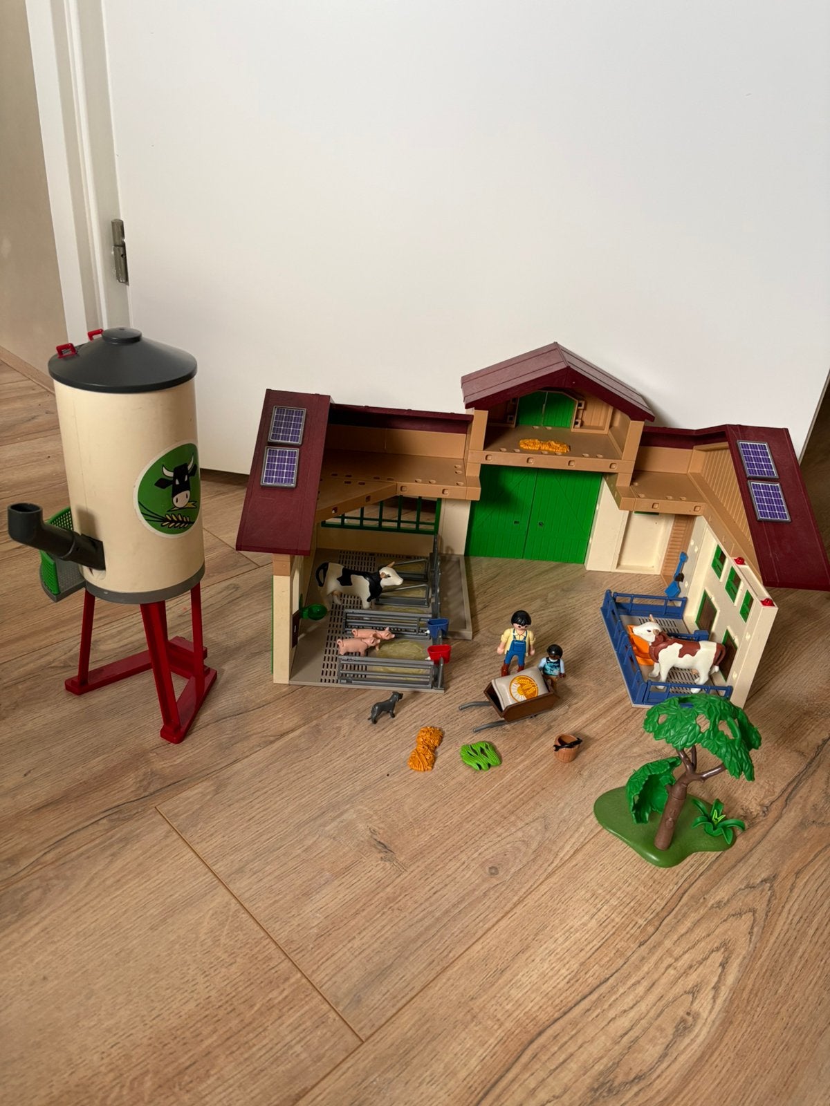 Playmobil 5119 Grote Boerderij met Silo – deels compleet, Ophalen of Verzenden, Zo goed als nieuw
