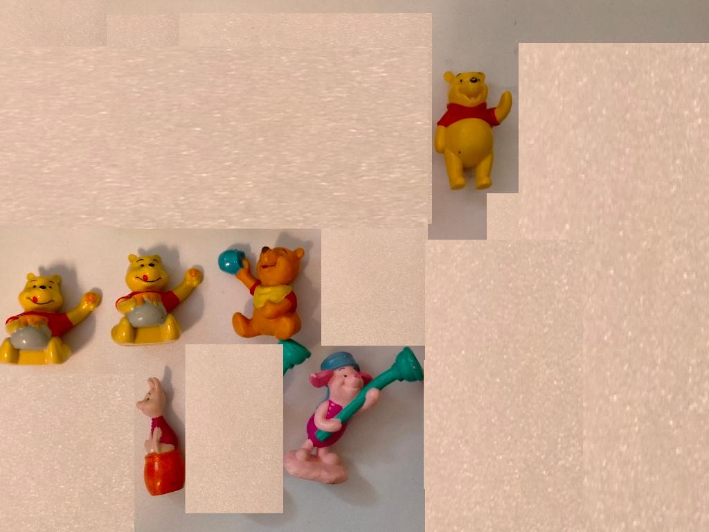 Winnie de Poeh Disney tekenfilm figuren divers Knorretje, Verzamelen, Poppetjes en Figuurtjes, Ophalen of Verzenden, Gebruikt