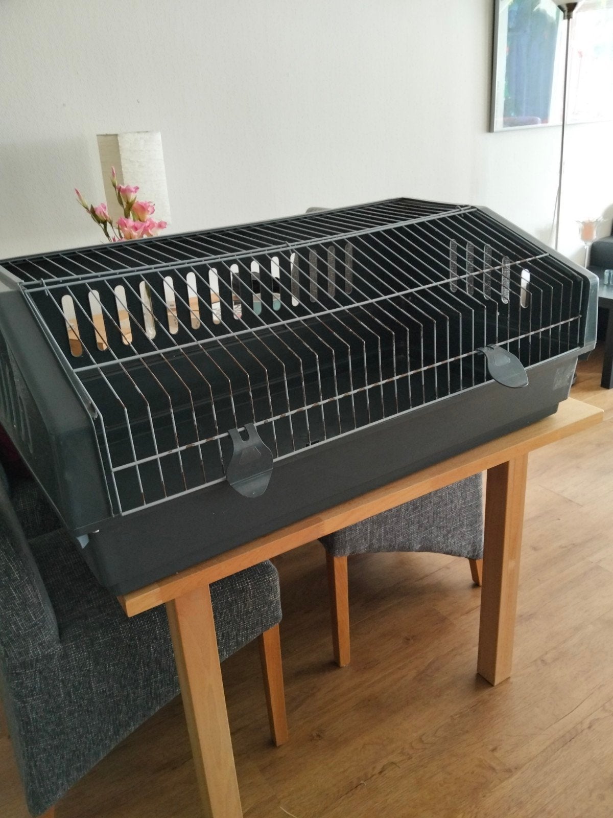 Retro Konijnen/ caviakooi, Dieren en Toebehoren, Knaagdieren en Konijnen | Hokken en Kooien, Kooi, Gebruikt, 75 tot 110 cm, Cavia