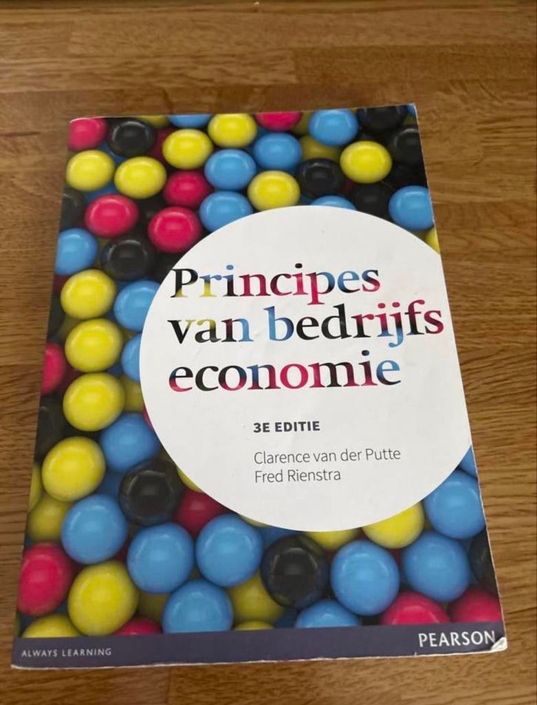 Principes van bedrijfseconomie 3e editie, Ophalen of Verzenden, Gelezen, Economie en Marketing