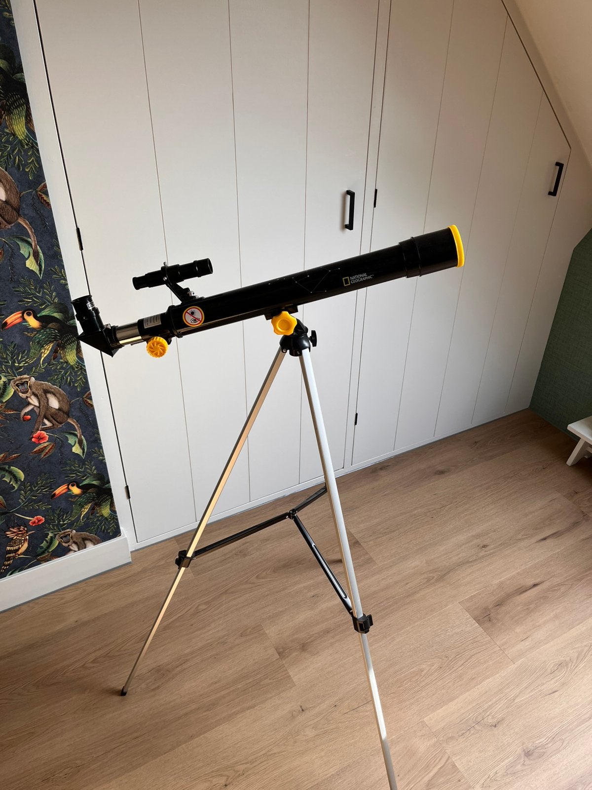 Telescoop - Sterrenkijker - national geographic, Ophalen of Verzenden, Zo goed als nieuw, Minder dan 80 mm, Lenzentelescoop (refractor)