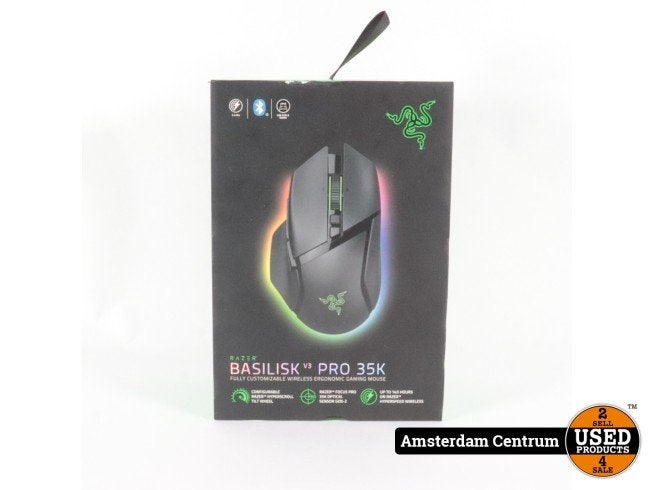 Razer Basilisk V3 Pro 35K Wireless Mouse - Nieuw uit seal, Razer, Nieuw, Support@razer.com, Razer Inc.,
9 Pasteur,
Irvine, CA 92618,
United States
