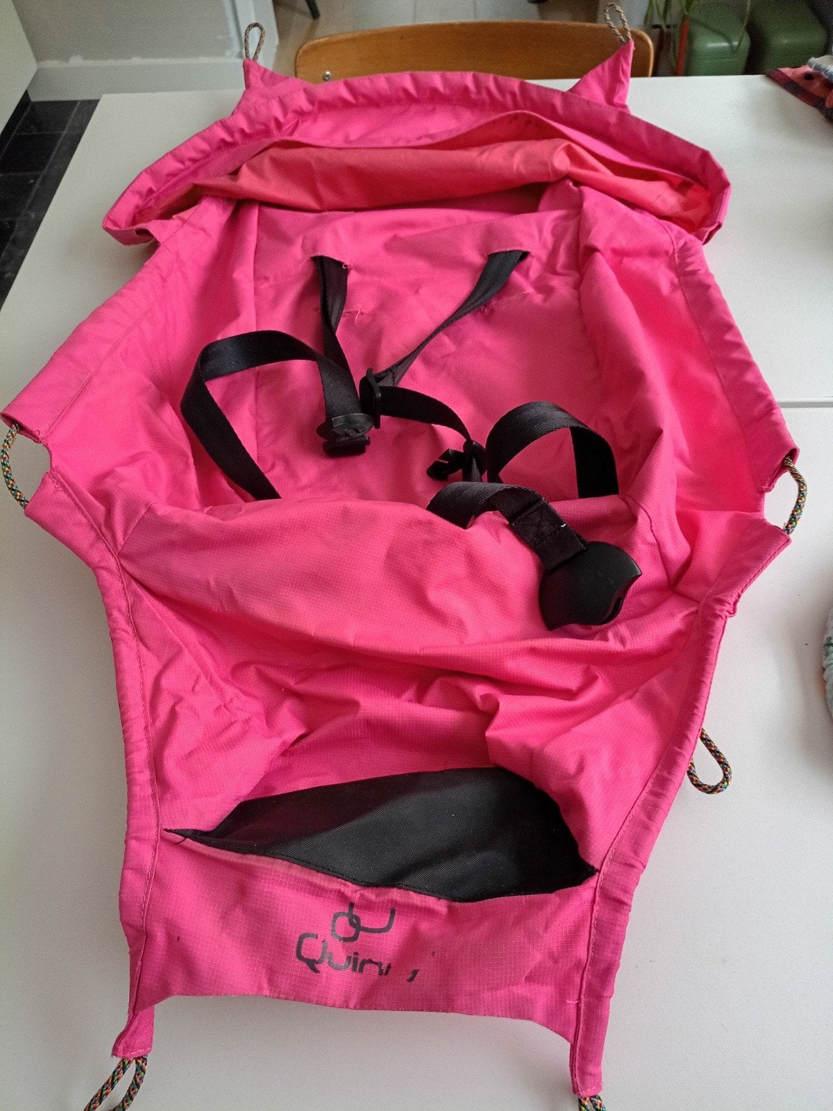 Quinny yess zitje roze, Kinderen en Baby's, Buggy's, Ophalen of Verzenden, Gebruikt, Quinny, Verstelbare rugleuning